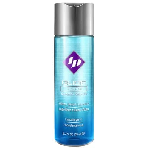 ID Lubricants ID Glide 2.2 fl oz Water Based Personal Lubricant Hypoallergenic for Men Women & Couples | Natural Feel thumbnail 1