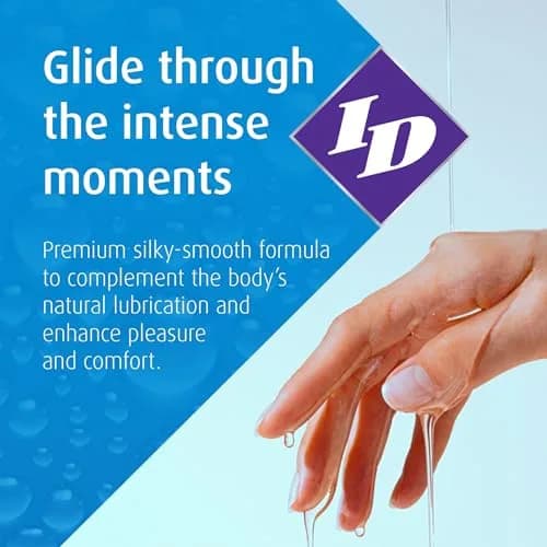 ID Lubricants ID Glide 2.2 fl oz Water Based Personal Lubricant Hypoallergenic for Men Women & Couples | Natural Feel thumbnail 2