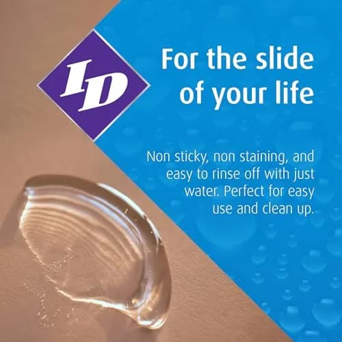 ID Lubricants ID Glide 2.2 fl oz Water Based Personal Lubricant Hypoallergenic for Men Women & Couples | Natural Feel thumbnail 3