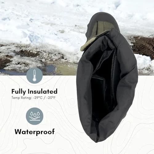 NEOS Navigator 5 Expandable Waterproof Snowshoes X-Small | Rugged Traction & Warmth thumbnail 2