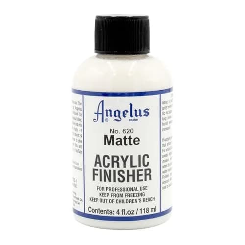Angelus Matte Acrylic Finisher 118ml (4 fl Oz) | Seals Leather Art, Scratch-Resistant, Non-Glossy thumbnail 1