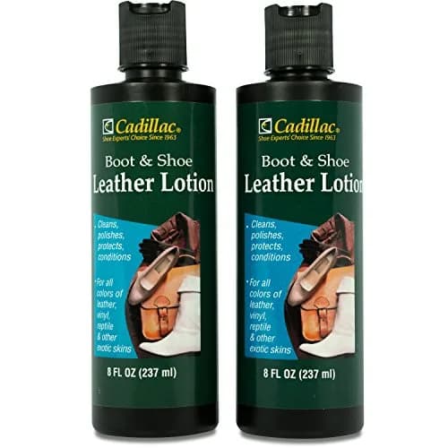 Cadillac Boot and Shoe Leather Lotion 473ml (16 Fl Oz) | Revitalizes Leather Goods thumbnail 1