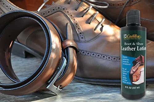 Cadillac Boot and Shoe Leather Lotion 473ml (16 Fl Oz) | Revitalizes Leather Goods thumbnail 2