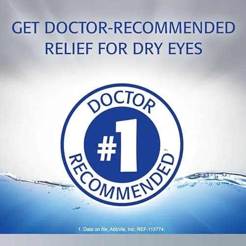 Refresh Optive Advanced Lubricant Eye Drops 20 mL | Triple-Action Relief for Dry Eyes thumbnail 2