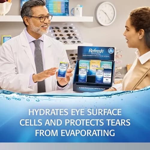 Refresh Optive Advanced Lubricant Eye Drops 20 mL | Triple-Action Relief for Dry Eyes thumbnail 4