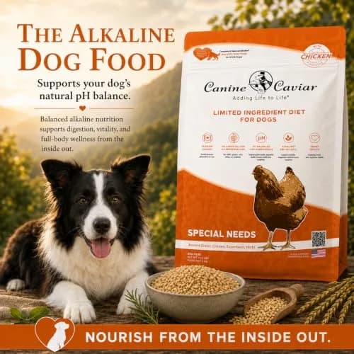 Canine Caviar Special Needs Dry Dog Food Chicken & Brown Rice 4.4 lb | Alkaline, Sensitive Digestive Support thumbnail 3