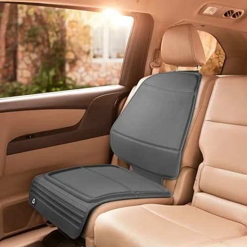 Munchkin Elite Seat Guardian Car Seat Protector, Dark Grey | Universal Fit for Vehicle Seats from Birth to 8 Years thumbnail 4