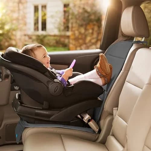 Munchkin Elite Seat Guardian Car Seat Protector, Dark Grey | Universal Fit for Vehicle Seats from Birth to 8 Years thumbnail 2