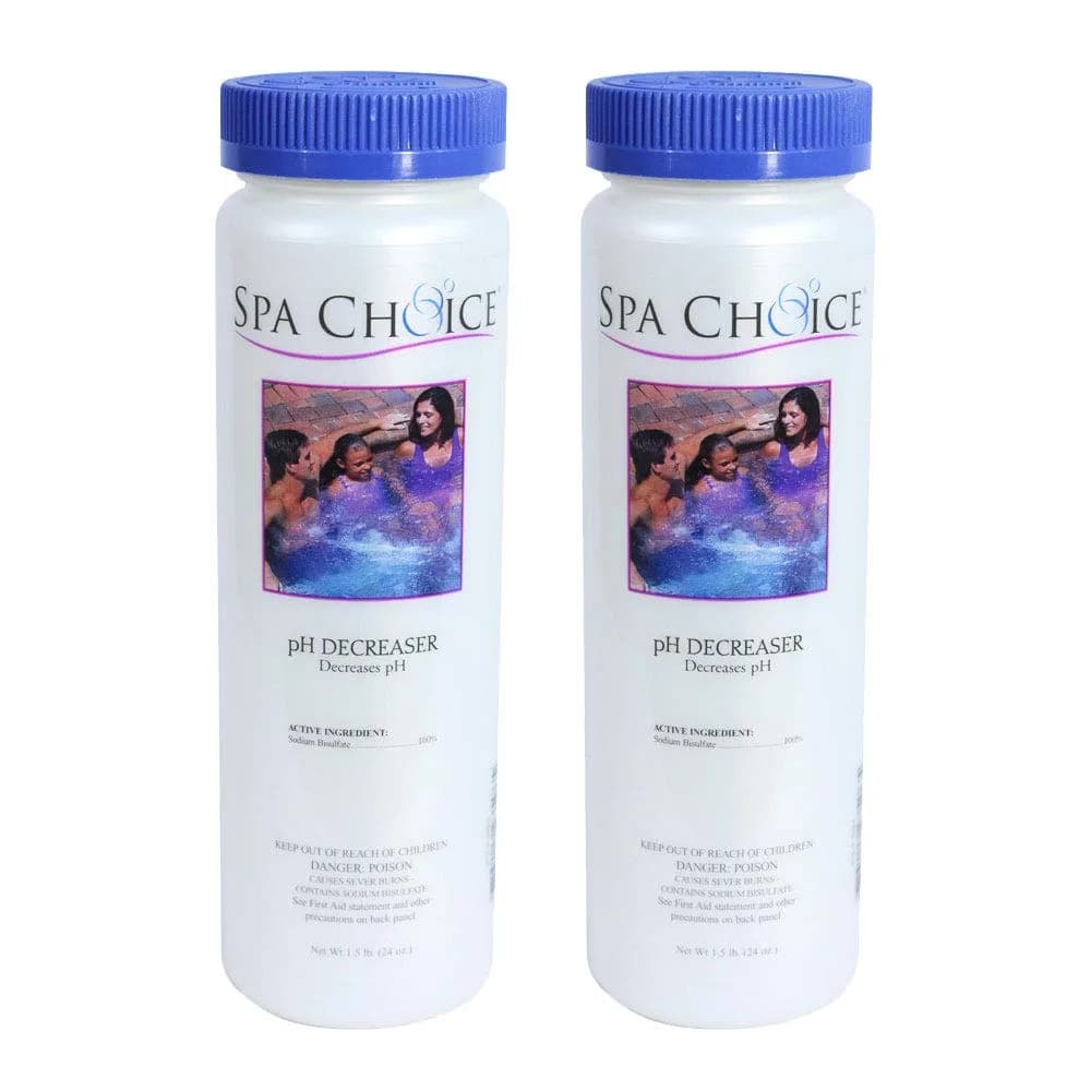 SpaChoice pH Decreaser 1.5-Pounds 2-Pack | Water pH & Alkalinity Adjustment — Granular