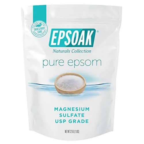 Epsoak Epsom Salt 2 lb (907 g) Magnesium Sulfate USP | Cruelty-Free Certified Bath Soak thumbnail 1