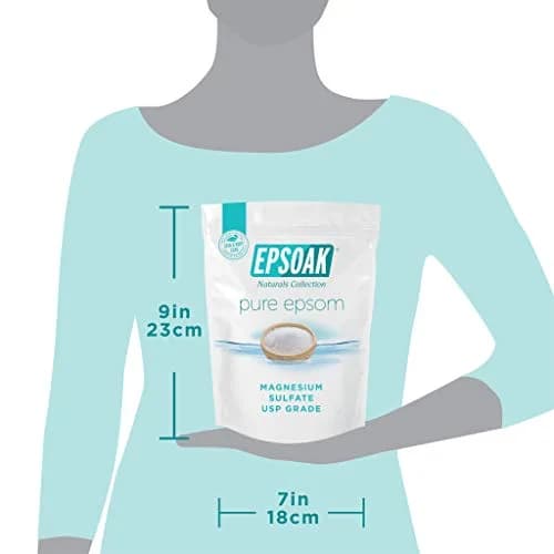 Epsoak Epsom Salt 2 lb (907 g) Magnesium Sulfate USP | Cruelty-Free Certified Bath Soak thumbnail 8
