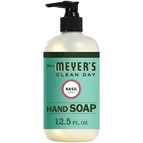 Mrs. Meyer's Clean Day Basil Hand Soap 370ml (12.5 Fl Oz) | Gentle & Moisturizing thumbnail 1