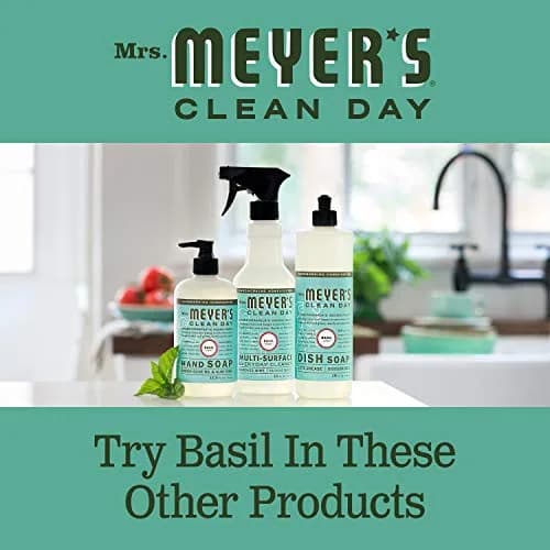 Mrs. Meyer's Clean Day Basil Hand Soap 370ml (12.5 Fl Oz) | Gentle & Moisturizing thumbnail 9