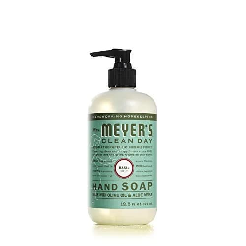 Mrs. Meyer's Clean Day Basil Hand Soap 370ml (12.5 Fl Oz) | Gentle & Moisturizing thumbnail 2