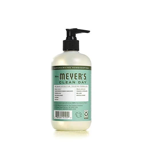 Mrs. Meyer's Clean Day Basil Hand Soap 370ml (12.5 Fl Oz) | Gentle & Moisturizing thumbnail 3