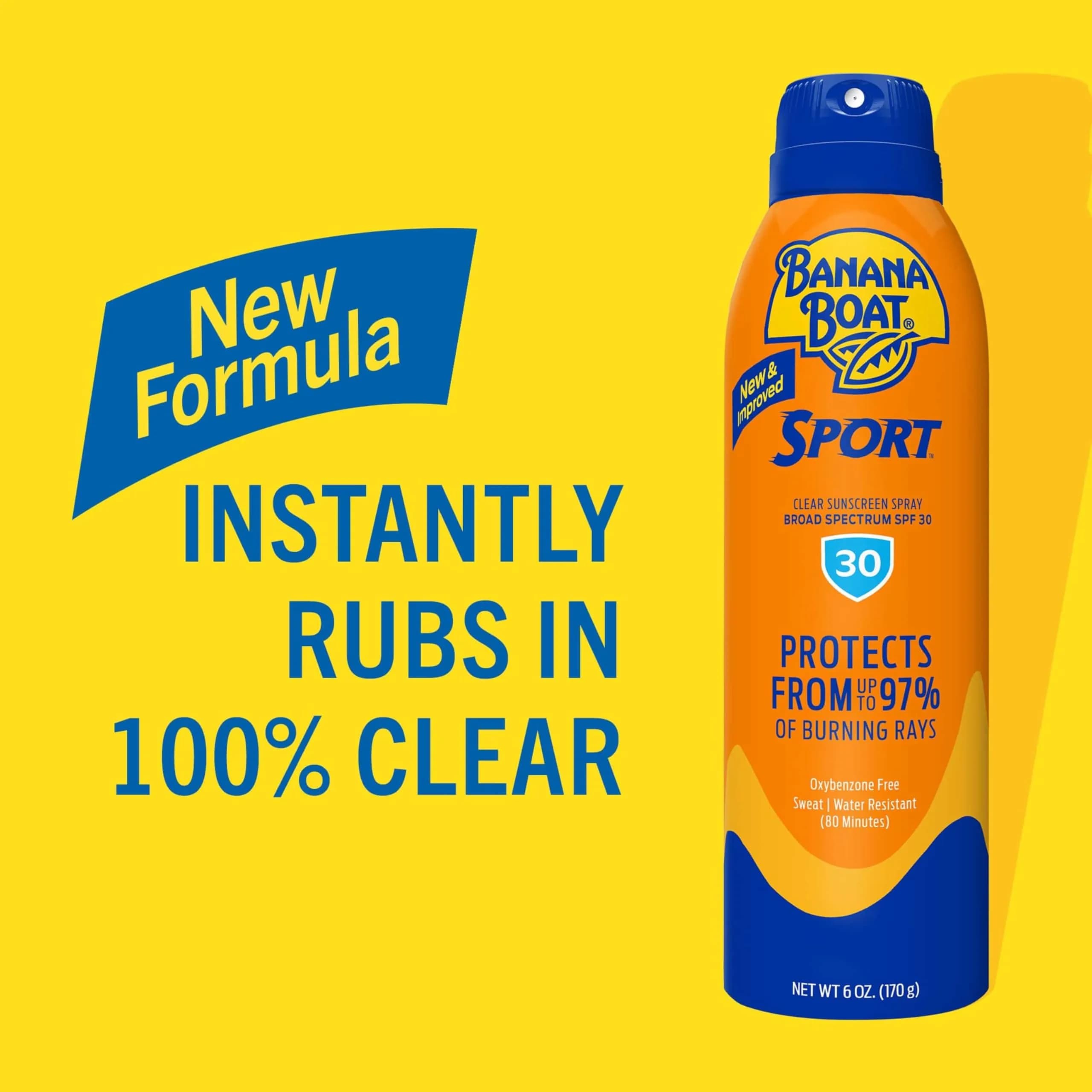 Banana Boat Sport Ultra SPF 30 Sunscreen Spray 177ml (6 oz Twin Pack) | Sweat & Water Resistant 80 Min - view 2