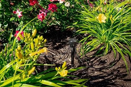 Rain Bird 9-Port Drip Manifold 1/2" NPT x 1/4" Drip, 25 PSI Adjustable Flow, Black | Connects up to nine 1/4" Drip irrigation tubes to a 1/2" riser thumbnail 8