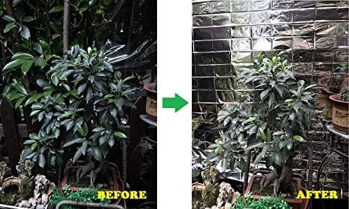 NAVADEAL Silver Highly Reflective Mylar Film Sheets 210cm x 120cm (82" x 47") | Increase Plant Growth & Save Power thumbnail 6