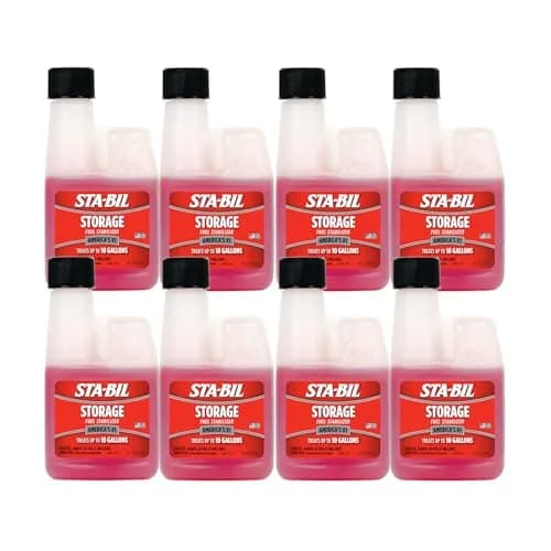STA-BIL Storage Fuel Stabilizer 4 oz (118 ml) Bottles, 8-Pack | Keeps Fuel Fresh for 2 Years thumbnail 1