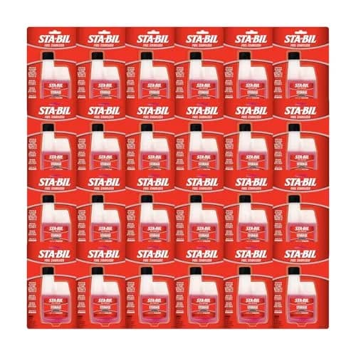 STA-BIL Storage Fuel Stabilizer 4 oz (118 ml) Bottles — 24-Pack | Keeps Fuel Fresh for 2 Years thumbnail 1