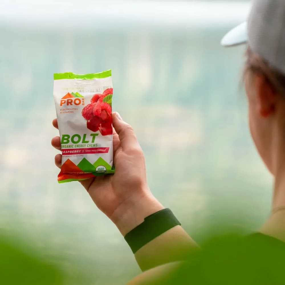 PROBAR Bolt Organic Energy Chews, Raspberry 12 Count | Gluten-Free, USDA Organic, Natural Fuel thumbnail 3
