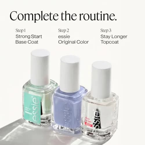 essie Nail Polish Bikini So Teeny 0.46 Fl Oz | Glossy Sparkling Blue, Trendy & Durable thumbnail 6