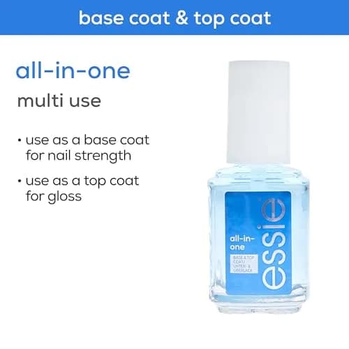 essie All-In-One Base Coat + Top Coat + Strengthener Nail Polish 13.5ml (0.46 Fl Oz) | Argan Oil Infused thumbnail 5