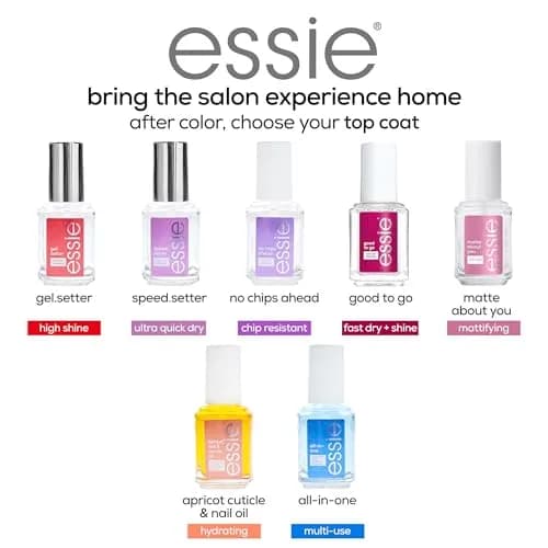 essie All-In-One Base Coat + Top Coat + Strengthener Nail Polish 13.5ml (0.46 Fl Oz) | Argan Oil Infused thumbnail 6