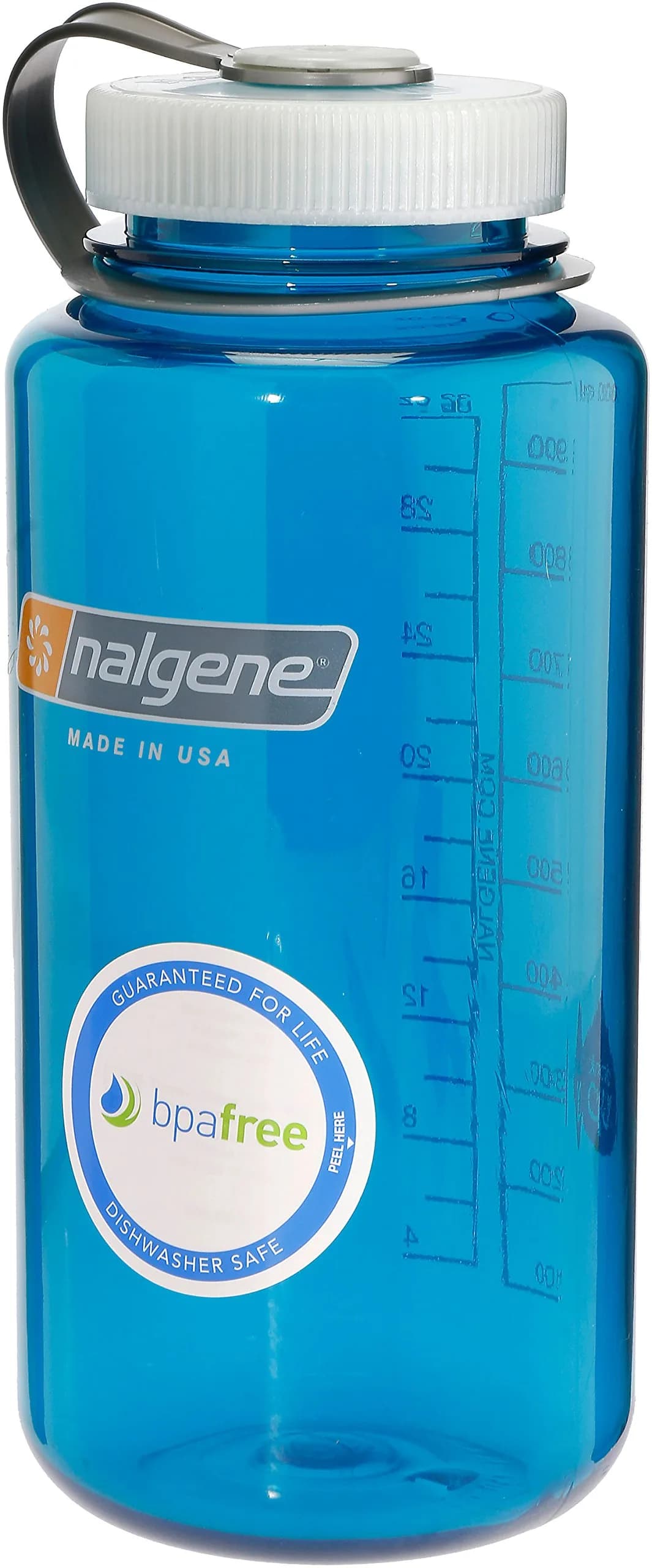 Nalgene Wide Mouth Water Bottle - Trout Green, 1 L (32 oz) - Leak-Proof & BPA-Free for All Your Adventures - main product image