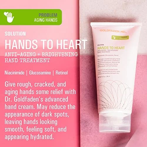 GOLDFADEN MD Hands To Heart Anti-Aging Hand Treatment 89ml (3 fl oz) | Brightens and Hydrates Dry Skin thumbnail 2