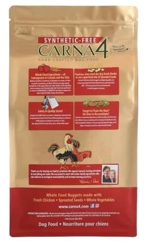 CARNA4 Gentle Quick-Baked Air-Dried Dog Food, Chicken Recipe, 3lb | Complete, Synthetic-Free Nutrition for All Breeds thumbnail 9