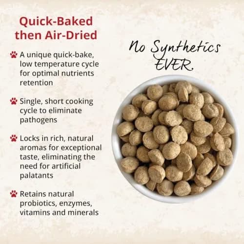 CARNA4 Gentle Quick-Baked Air-Dried Dog Food, Chicken Recipe, 3lb | Complete, Synthetic-Free Nutrition for All Breeds thumbnail 2