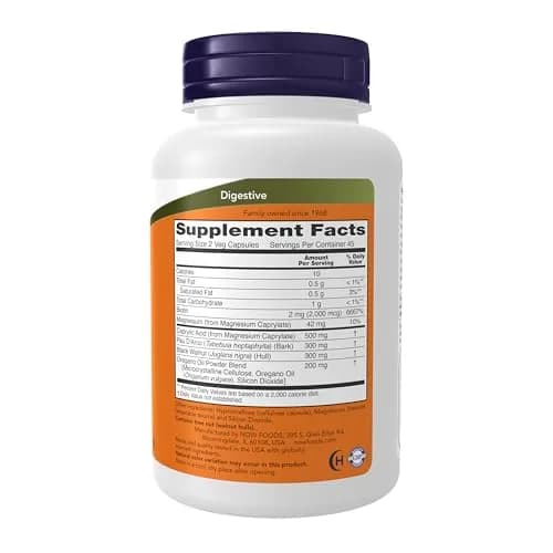 NOW Supplements Candida Support with Pau D'Arco, Oregano Oil, 90 Veg Caps | Supports Gut Balance & Intestinal Flora thumbnail 2