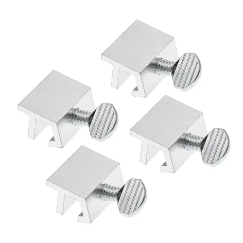 Prime-Line Sliding Window Security Lock for 1/8 in. Rail, Aluminum (4 Pack) | Secure & Ventilate Windows thumbnail 1