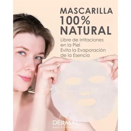DERMAL 16 Collagen Korean Essence Sheet Mask Variety Pack, 23ml (0.78 Fl Oz) | Hydrating, Soothing, Brightening thumbnail 5