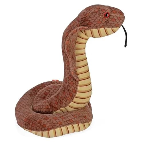 WILD REPUBLIC Cobra Plush 12 Inches | Lifelike Reptile Toy for Kids & Teens thumbnail 2