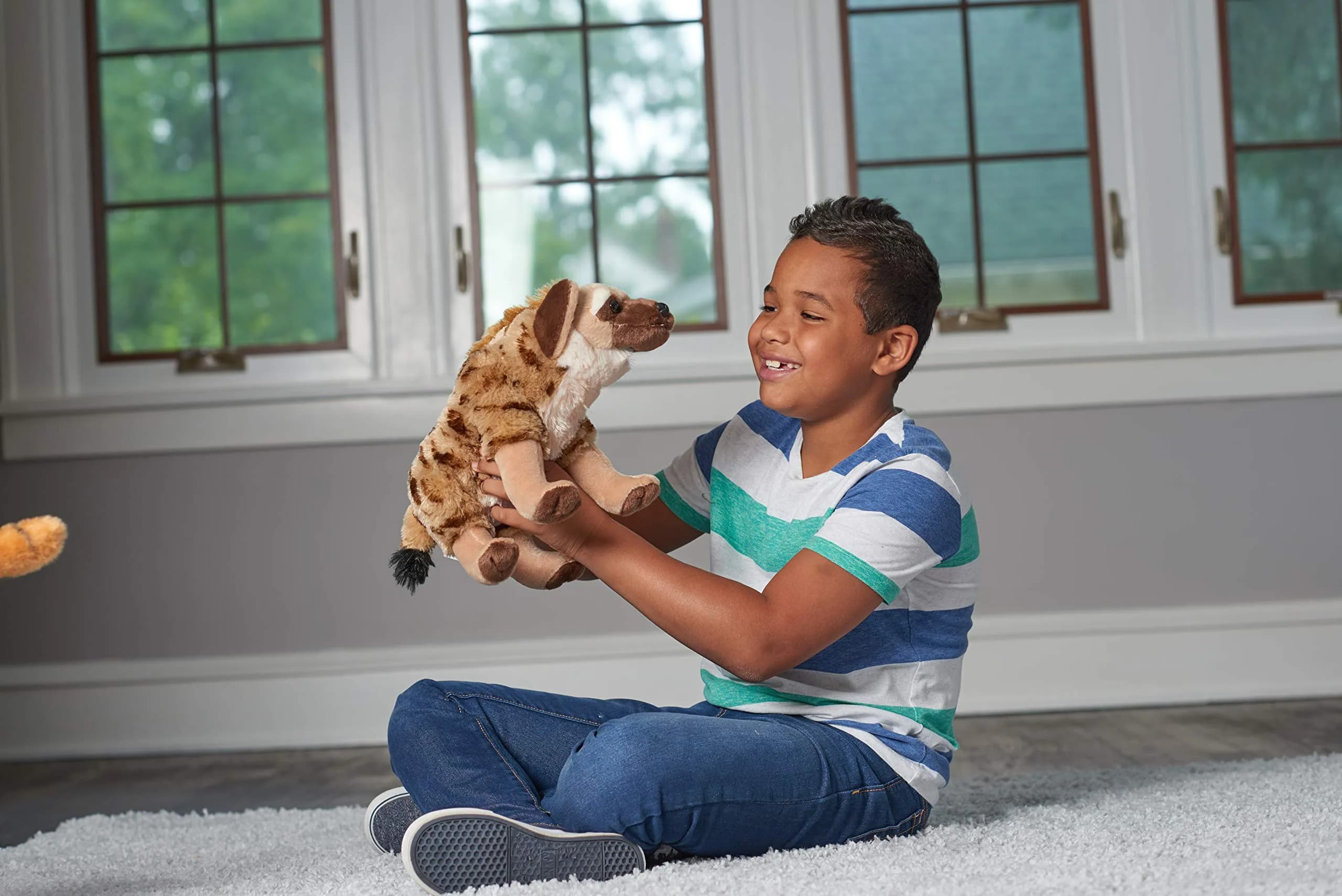 Wild Republic Cuddlekins Hyena Stuffed Animal 30cm (12") | Realistic Zoo Animal Plush Toy - view 3
