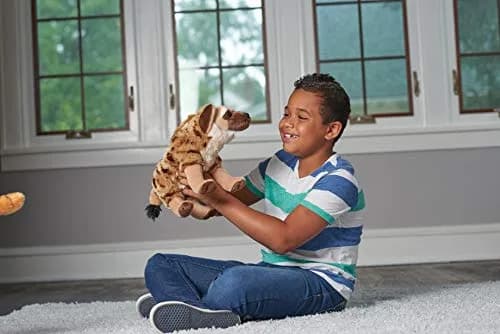 Wild Republic Cuddlekins Hyena Stuffed Animal 30cm (12") | Realistic Zoo Animal Plush Toy thumbnail 3