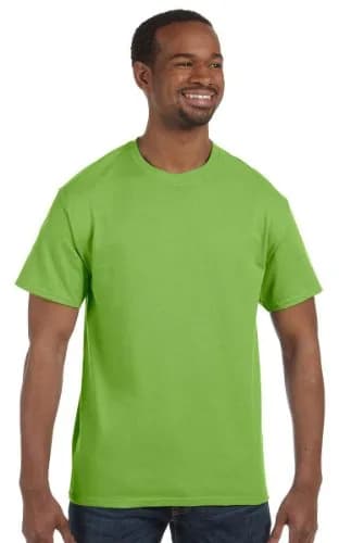 Jerzees Dri-Power 50/50 Cotton/Poly Long Sleeve T-Shirt S Kiwi | Moisture-Wicking Casual Fit thumbnail 1