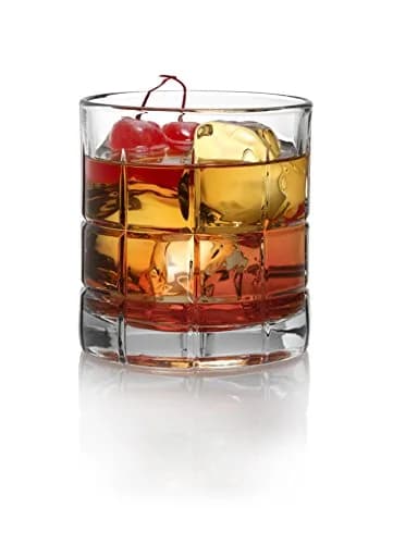 Anchor Hocking Manchester Rocks Old Fashioned Whiskey Glasses, 10.5 oz (Set of 4) - Durable, Dishwasher Safe, Classic Design thumbnail 2