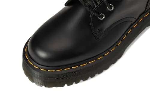 Dr. Martens Jadon 8-Eye Leather Platform Boot for Men and Women, Black Polished Smooth, 6 US Women/5 US Men | Edgy, Durable & Iconic thumbnail 5