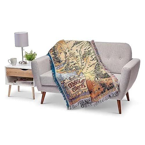 Northwest Lord of the Rings The Hobbit Middle Earth Woven Tapestry Throw Blanket, Soft and Durable, 48 x 60 Inch thumbnail 5