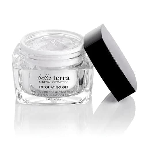 Bellaterra Cosmetics Mineral Exfoliating Gel 50ml | Gentle Vegan Face Exfoliator for All Skin Types thumbnail 1