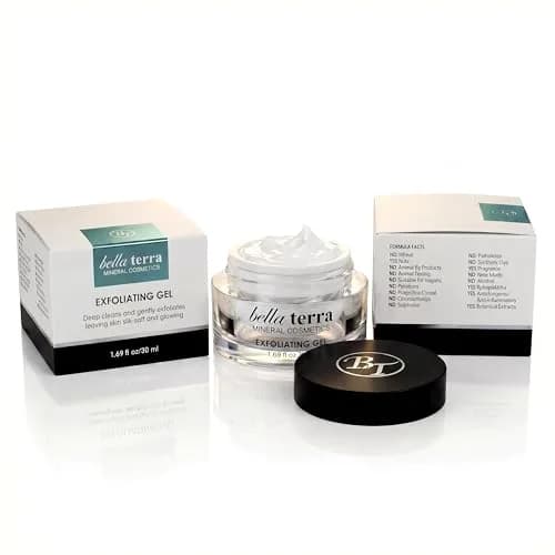 Bellaterra Cosmetics Mineral Exfoliating Gel 50ml | Gentle Vegan Face Exfoliator for All Skin Types thumbnail 2