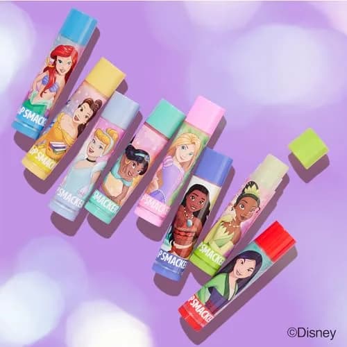 Lip Smacker Disney Princess Flavored Lip Balm Party Pack 8 Count | Moisturizing, Smoothing, Soft Shine thumbnail 5