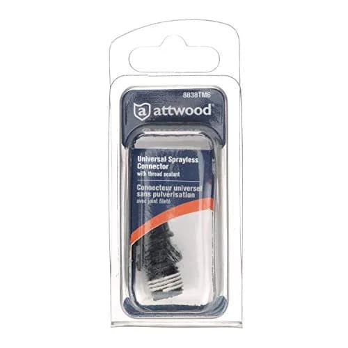 attwood Universal Sprayless Connector ¼-Inch NPT | Prevents Fuel Spray, Marine-Grade Metal thumbnail 5