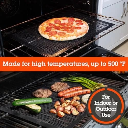 Camerons Heavy Duty Grilling Mesh 40cm x 33cm (15.9g) | Non-Stick Reusable BBQ Mat for Grills & Ovens thumbnail 3
