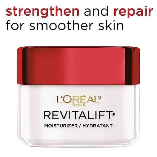 L'Oreal Paris Revitalift Face & Neck Anti-Wrinkle & Firming Moisturizer Day Cream 1.70 oz | Supports skin firmness & reduces wrinkles thumbnail 6