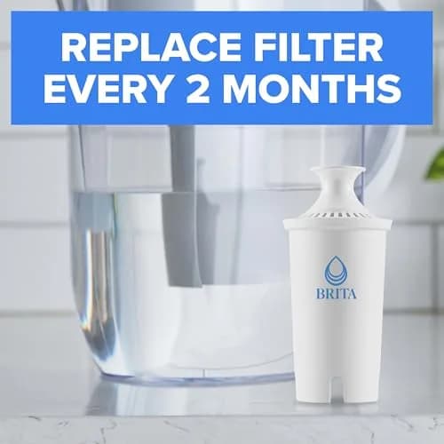 Brita Standard Water Filter for Pitchers and Dispensers | Reduces Copper, Cadmium & Mercury | Lasts 2 Months | Includes 2 Filters thumbnail 3