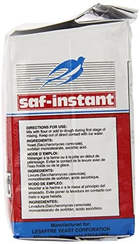 LeSaffre Saf-Instant Yeast, Red, 2 Pound | Fast-Acting, Long-Lasting Yeast for Baking thumbnail 2